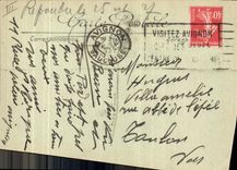 Vintage Postcard Warship Victor Hugo