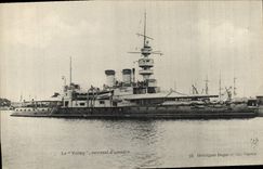CPA Bateau de Guerre Le Valmy Cuirasse d'escadre 