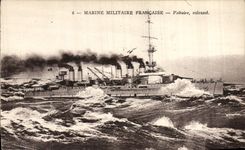 Vintage Postcard Warship Voltaire Armours