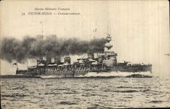 CPA Bateau de Guerre Le Victor Hugo Croiseur Cuirasse 