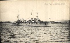 CPA Bateau de Guerre Victor Hugo 