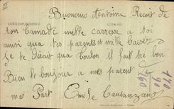 Vintage Postcard Warship Voltaire Cuirasse has turbines