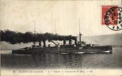 CPA Bateau de Guerre Le Voltaire Cuirasse de 1er rang 