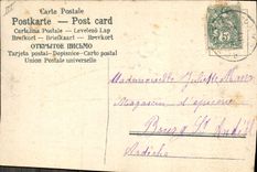 CPA Fantaisie Fleurs Poisson 1er Avril 