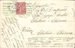 CPA Fantaisie Fleurs Trefles Bonne annee 