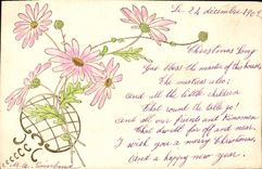 CPA Fantaisie Fleurs 