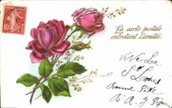 CPA Fantaisie Fleurs 
