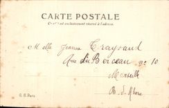 CPA Fantaisie Fleurs Enfant 