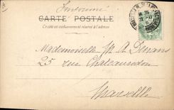 Vintage Postcard Benjamin Constant Medals