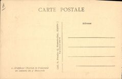 CPA L'officier Charles de Foucauld en costume du 4eme Hussards Militaria 