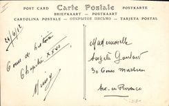 Vintage Postcard Ingres Portrait of Mr. Bertin