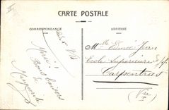 Vintage Postcard Potrait de Felicien David Cadenet Felicien David