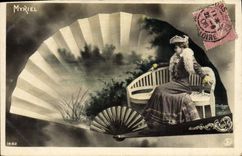 Vintage Postcard Fantasy Range Myriel Woman