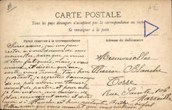 Vintage Postcard Fantasy Range Woman E of Vere