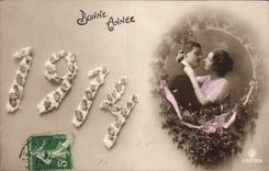Vintage Postcard Fantasy Woman Year 1914