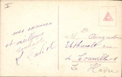 Vintage Postcard Fantasy Woman Year 1914