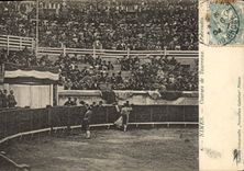 Postal Corrida Corrida de toros Nimes el Brindis