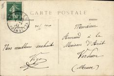 CPA Corrida Course de taureaux Toreador appelant l'attention du taureau avant de la passer a la muleta