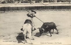 CPA Corrida Course de taureaux Un picador
