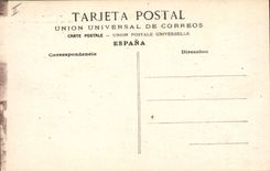 Postal Corrida Corrida de toros el paseo o salida del cuadrilla Desfile