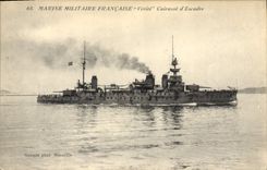 CPA Bateau de Guerre Verite Cuirasse d'escadre