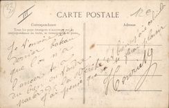 Vintage Postcard Warship Bordeaux Armours the Truth after its launching on May 28th, 1907