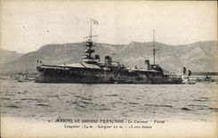 CPA Bateau de Guerre Le Cuirasse Verite 