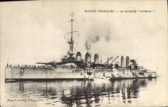 Vintage Postcard Warship the Armor Voltaire