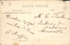 CPA Bateau de Guerre Verite Cuirasse d'escadre