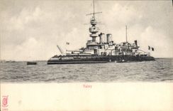 CPA Bateau de Guerre Valmy