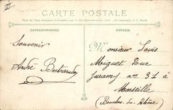 CPA Bateau de Guerre Voltaire Un des types de la future escadre