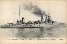 CPA Bateau de Guerre Verite Cuirasse d'escadre