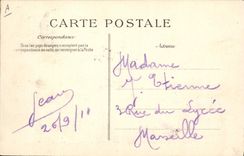 CPA Bateau de Guerre Le Vergniaud Cuirasse d'escadre a turbines