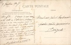 CPA Bateau de Guerre Bordeaux Cuirasse Verite apres son lancement le 28 Mai 1907