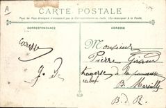 CPA Bateau de Guerre Victor Hugo Croiseur Cuirasse