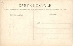 Postal Cine Niño el alegre Troupier Calle de Alesia Paris Militaria