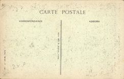 Postal Panteón de la guerra los autores y los principales colaboradores