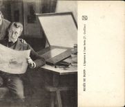 Vintage Postcard Musee of Dijon the test has strong water Gailliac