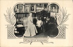 Vintage Postcard Mr. and Mrs. Dorchain