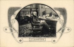 CPA J Lemaitre Bibliotheque