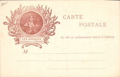 Vintage Postcard A Capus Library