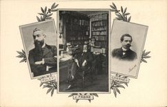 Vintage Postcard Foley Fabre Huts Library