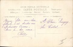 CPA Fantaisie Enfant Fleurs Eventail 