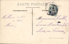 Vintage Postcard Fantasy Woman Range First Militaria hostilities