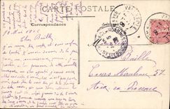 Vintage Postcard Fantasy Woman Range the Militaria attack