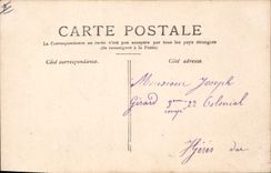 Vintage Postcard Fantasy Flowers Woman Heart