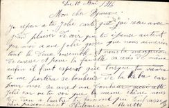 Vintage Postcard Fantasy Flowers Woman Heart Militaria Soldier