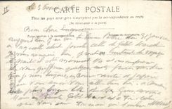 Vintage Postcard Fantasy Flowers Child Soldier Militaria Heart