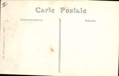 Vintage Postcard Fantasy Woman Heart France and Alsace entourees of Militaria hearts