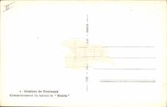 CPA Corrida Course de taureaux Commencement du travail de Muleta 